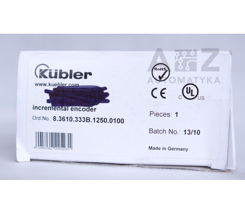 KUBLER TURCK INCREMENTAL ENCODER 8.3610.333B.1250.0100 83610333B12500100 ! NEW !