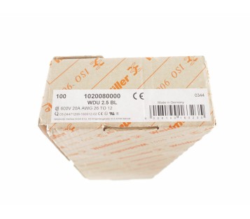 WEIDMULLER 1020080000 WDU 2.5BL WDU25BL 100PCS ! NEW !