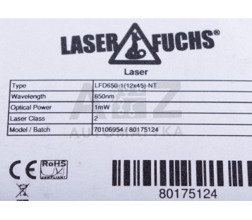 LASER FUCHS LFD650-1(12X45)-NT  LFD650112X45NT 650NM 1MW 70106954 801751 ! NEW !