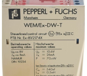 PEPPERL + FUCHS WEM/EX-DW-T 00369