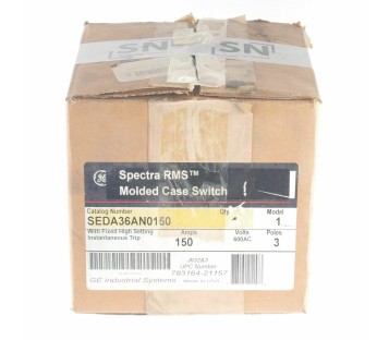 GE GENERAL ELECTRIC SEDA36AN0150 150A 3 POLE