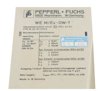 PEPPERL + FUCHS WE/M/EX-DW-T WEMEXDWT 00369 