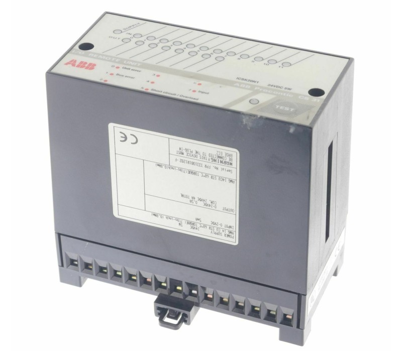 ABB ICSK20N1 24VDC 5W I/O REMOTE UNIT! NEW ! 