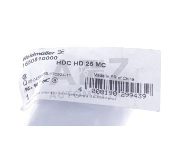 WEIDMULLER HDC HD 25 MC HDCHD25MC 1650810000 HDC insert, Male, ! 2PCS ! NEW !