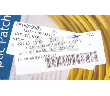 INTELLINET FIBER OPTIC PATCH CABLE  SM LC/LC 9/125UM OS2 20M LSZH ! NEW !