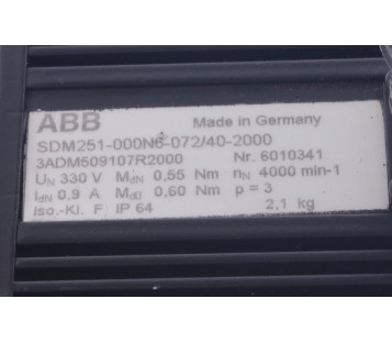 ABB SDM251-000N6-072/40-2000 SDM251000N6072402000 3ADM509107R2000 6010341 