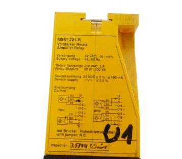 TURCK MS81-221-R MS81221R