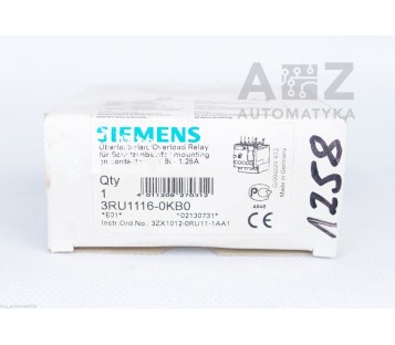 SIEMENS CONTACTOR SIRIUS 3R 3RU1116-0KB0 ! NEW !