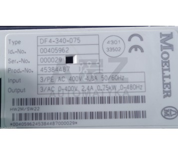 MOELLER DF4-340-075  DF4340075  00405962 45384487