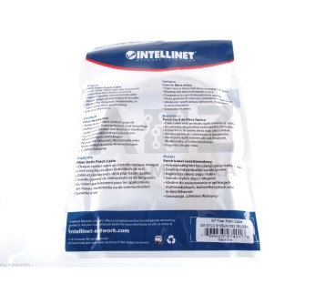 INTELLINET FIBER OPTIC PATCH CABLE SM ST/LC 9/125UM OS2 1M LSZH  ! 5PCS ! NEW !