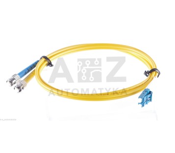 INTELLINET FIBER OPTIC PATCH CABLE SM ST/LC 9/125UM OS2 1M LSZH  ! 5PCS ! NEW !