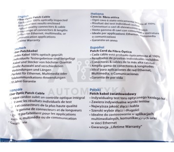 INTELLINET FIBER OPTIC PATCH CABLE SM ST/LC 9/125UM OS2 5M LSZH   ! 6PCS ! NEW !