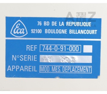 ECA MODULE MESURE DEPLACEMENT 744-0-91-000