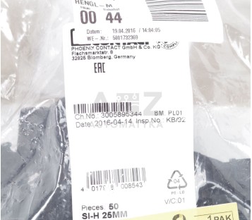 PHOENIX CONTACT SI-H 25MM SIH25MM 0913553 Fuse holder ! 50pcs ! NEW !