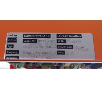 WIRE GNV 252-22/240 GNV25222240 9252020  103473