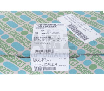 PHOENIX CONTACT MKKDS 1,5/ 2  MKKDS1,5/2  1725012 PCB terminal ! 10PCS ! NEW !