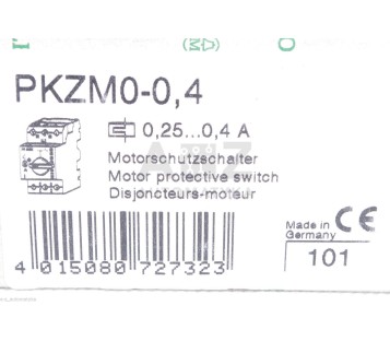 MOELLER PKZM0-0,4 MOTOR PROTECTIVE SWITCH ! NEW !