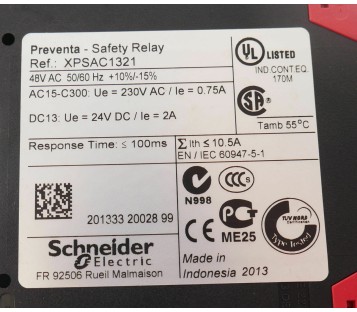 SCHNEIDER XPSAC1321 XPS-AC XPSAC