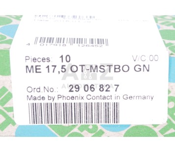 PHOENIX CONTACT ME 17,5 OT-MSTBO GN ME175OTMSTBOGN 2906827 ! 10pcs ! NEW !