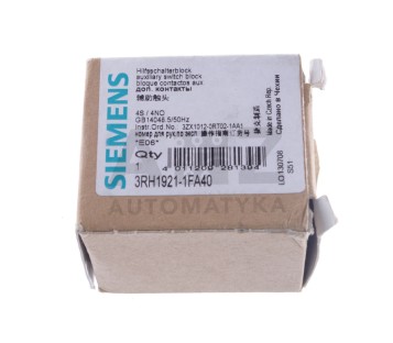 SIEMENS 3RH1921-1FA40 3RH19211FA40  ! NEW !