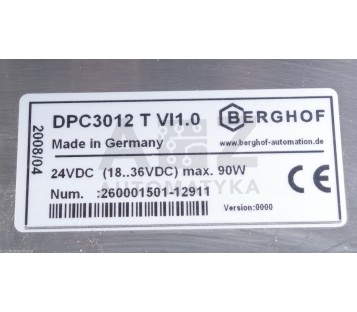 EMG BERGHOF DPC3012 T VI1.0 