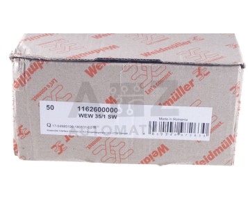 WEIDMULLER WEW 35/1 SW WEW351SW 1162600000   W-Series End ! 50PCS ! NEW !