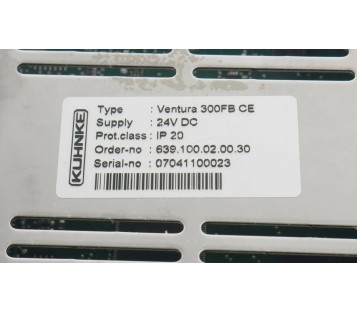 KUHNKE VENTURA 300FB CE 639.100.02.00.30 639100020030 