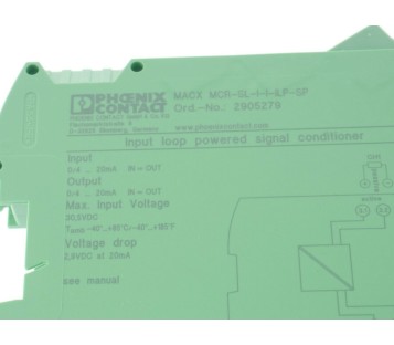 PHOENIX CONTACT MACX MCR-SL-I-I-ILP-SP 2905279 MCRSLIIILPSP ! NEW !