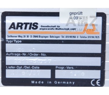 ARTIS MCON-2  2212-04/97 MCON2