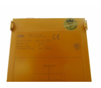 PILZ 773721 PN0Z MC3P FRAGILE CASE NOK