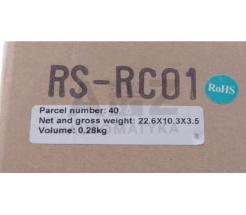 REMOTE CONTROL RS-RC01  ! NEW !