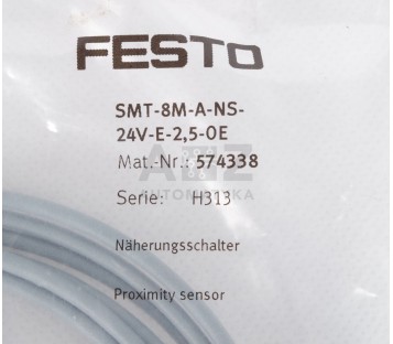FESTO SMT-8M-A-NS-24V-E-2,5-0E SMT8MANS24VE250E 574338 ! NEW !